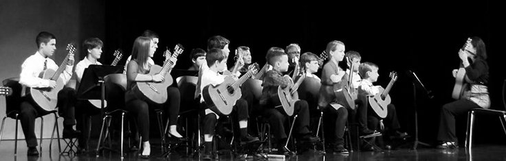 Knight Music Academy guitar students holiday recital