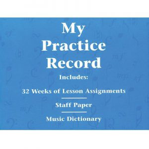 my practice record book