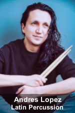 Andres Lopez, Latin Percussion Instructor